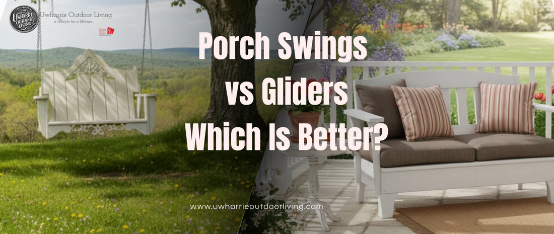 Porch Swings vs Gliders: Which Is Better?