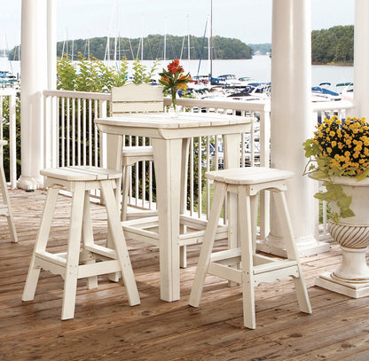 Companion Outdoor Bar Stool With Back