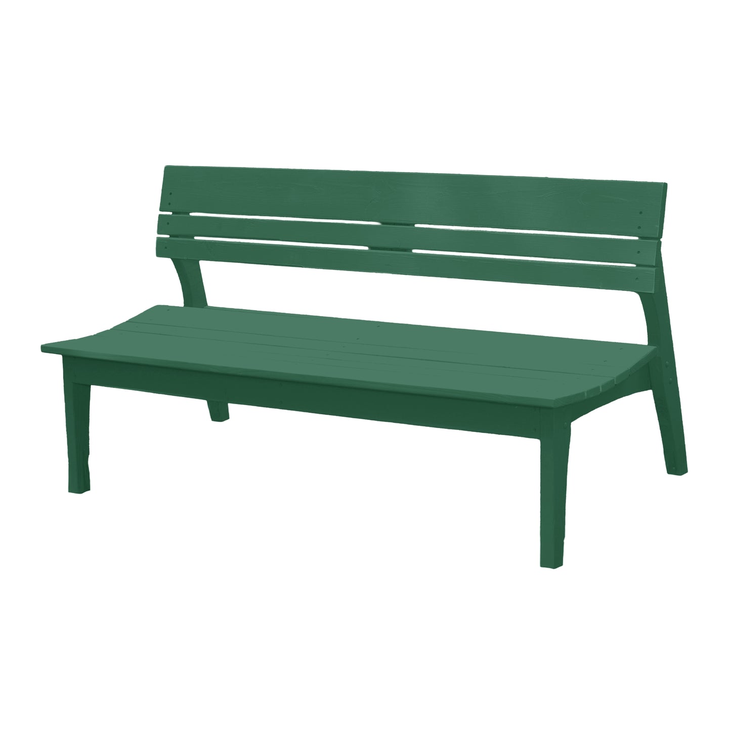 Behrens Four Seat Bench With Back