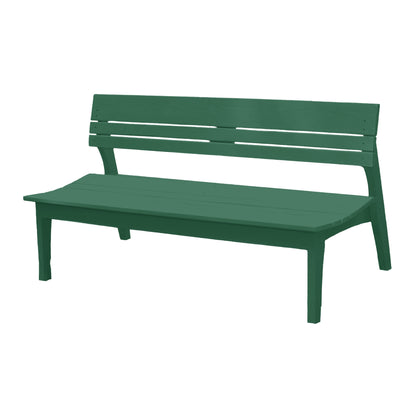Behrens Four Seat Bench With Back