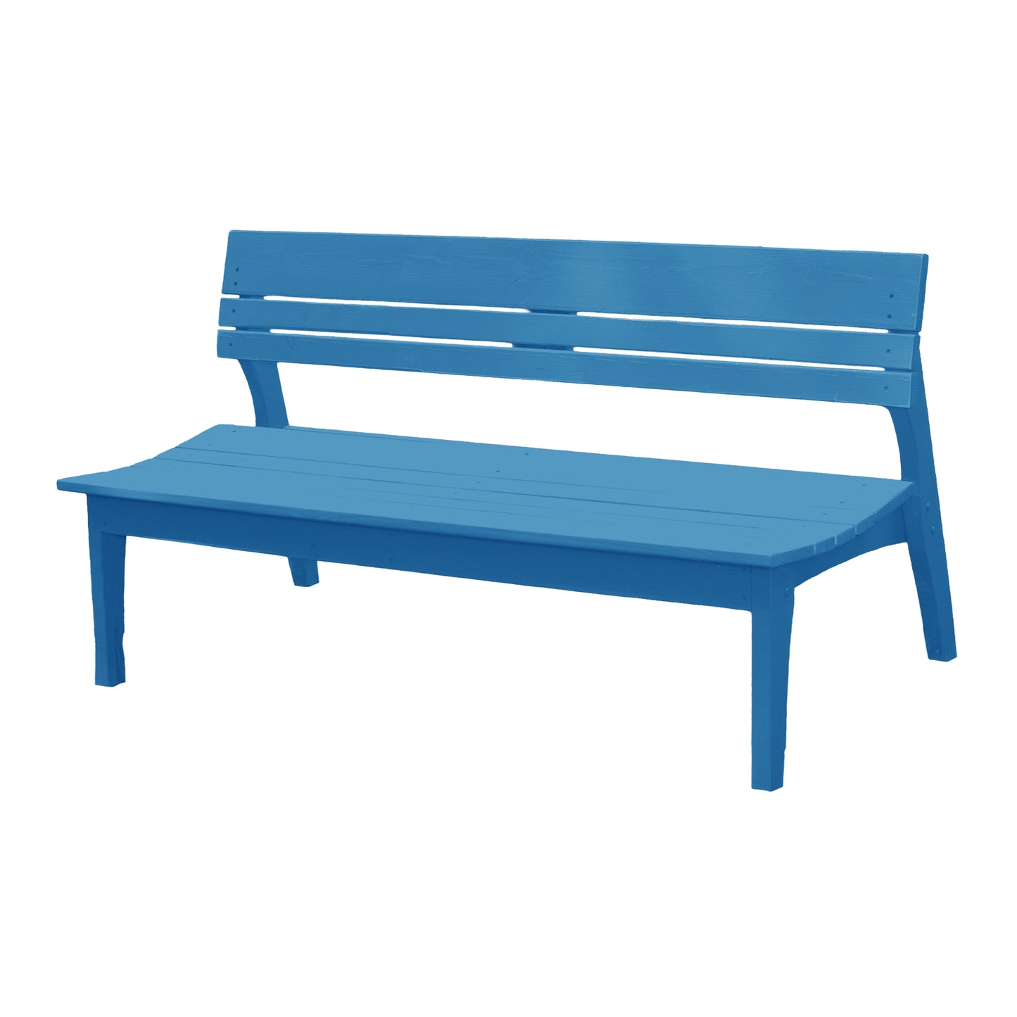 Behrens Four Seat Bench With Back