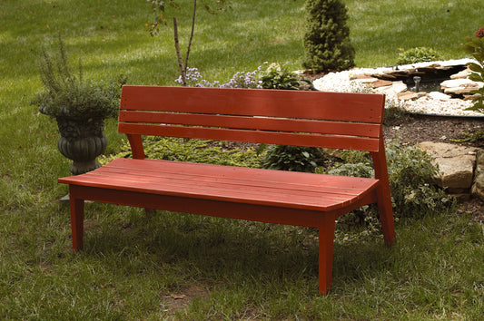 Behrens Four Seat Bench With Back