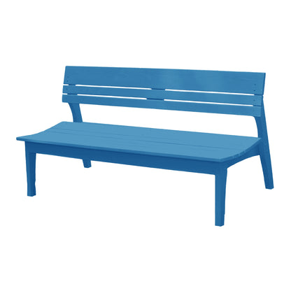 Behrens Four Seat Bench With Back