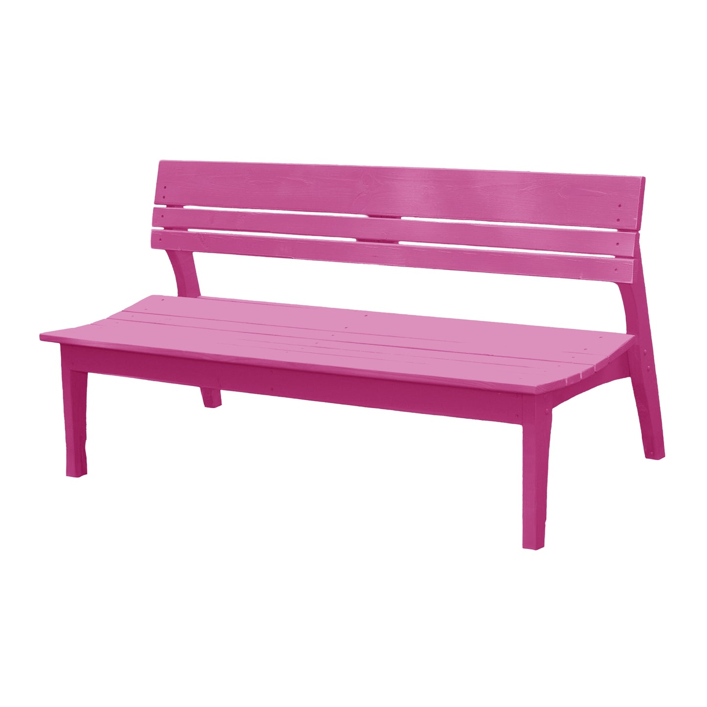 Behrens Four Seat Bench With Back