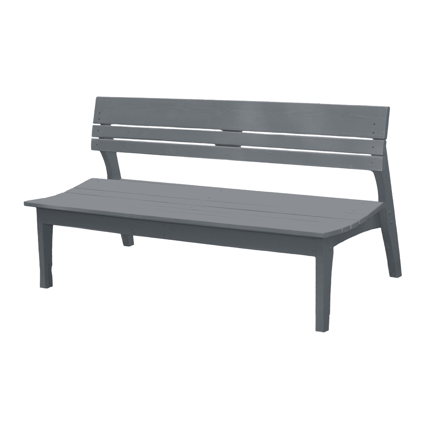 Behrens Four Seat Bench With Back