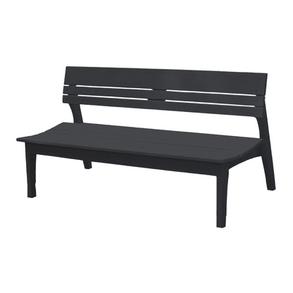 Behrens Four Seat Bench With Back