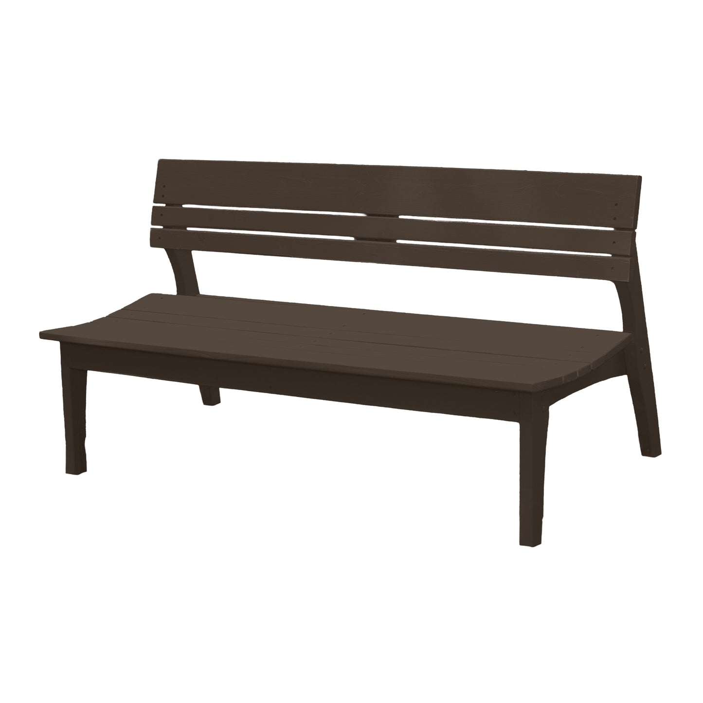 Behrens Four Seat Bench With Back