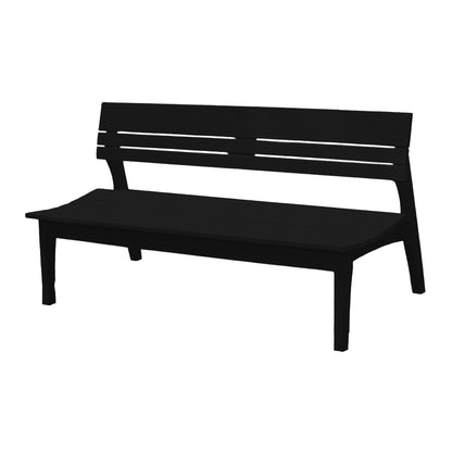 Behrens Four Seat Bench With Back