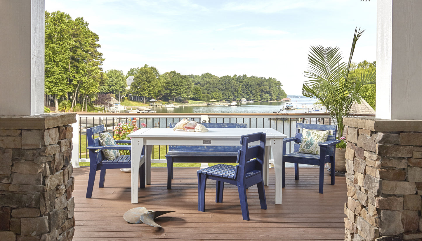 Jarrett Bay 2 Seat Bench W/ Back