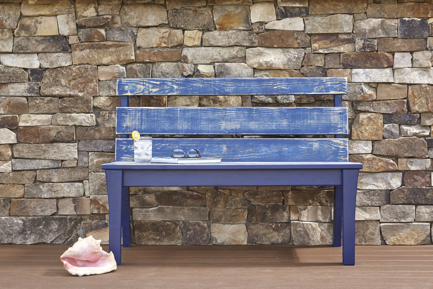 Jarrett Bay 2 Seat Bench W/ Back