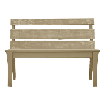 Jarrett Bay 2 Seat Bench W/ Back