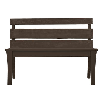 Jarrett Bay 2 Seat Bench W/ Back