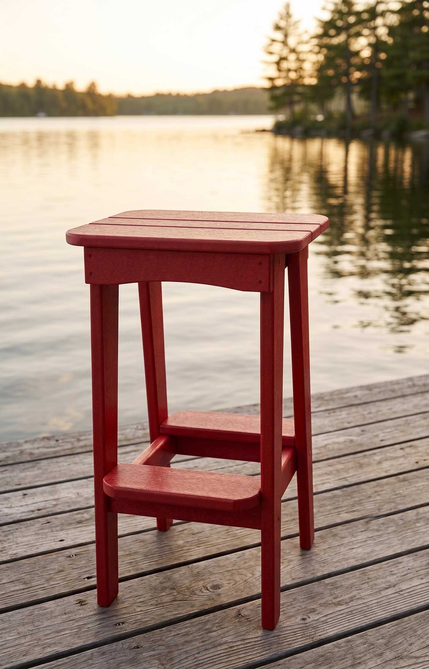 Jarrett Bay Backless Barstool