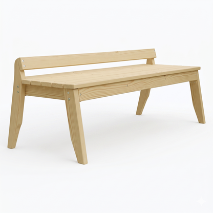 Plaza 2-Seat Bench No Back